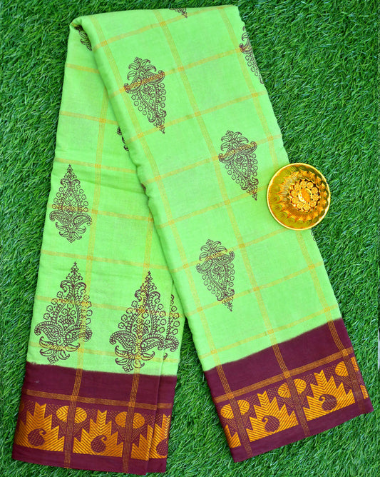 Mal mal cotton Velmayil Silks