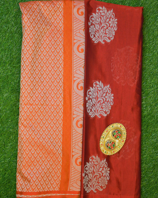 Soft silk hand loom saree Velmayil Silks