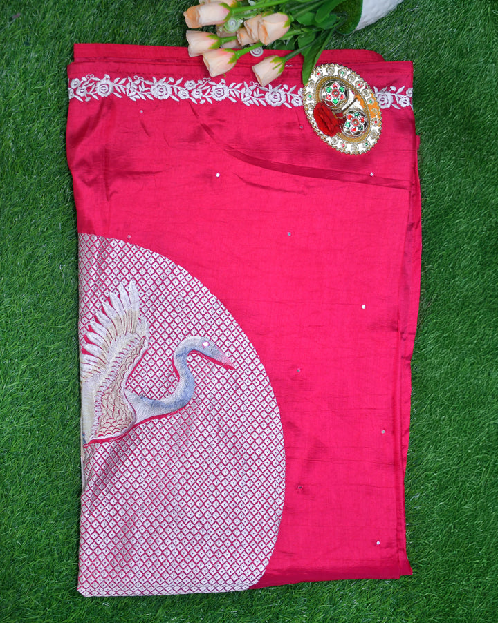 Pure raw silk Velmayil Silks