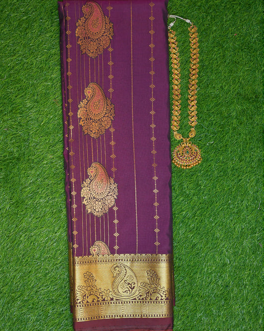 kanchi semi silk mango deigne Velmayil Silks