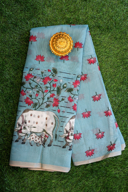 Linen cotton Velmayil Silks