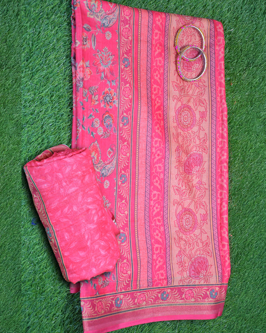 Makka silk with elegant soft saree