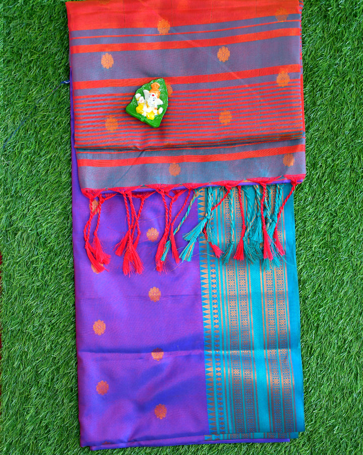 Soft silk with running blouse