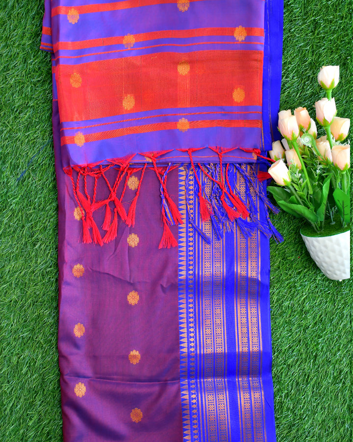 Soft silk with running blouse