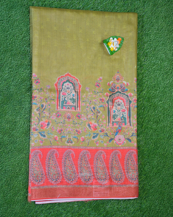 Makka silk with elegant soft saree