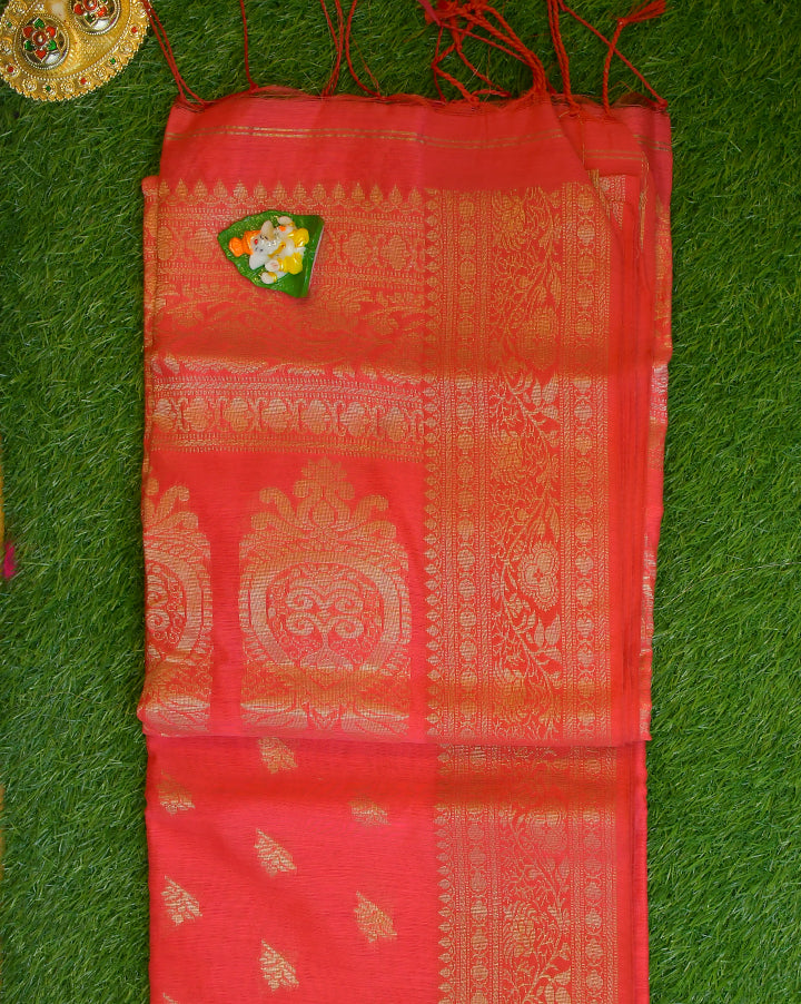 Cotton fancy saree