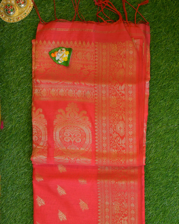 Cotton fancy saree