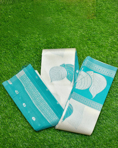 Silver with ramar green