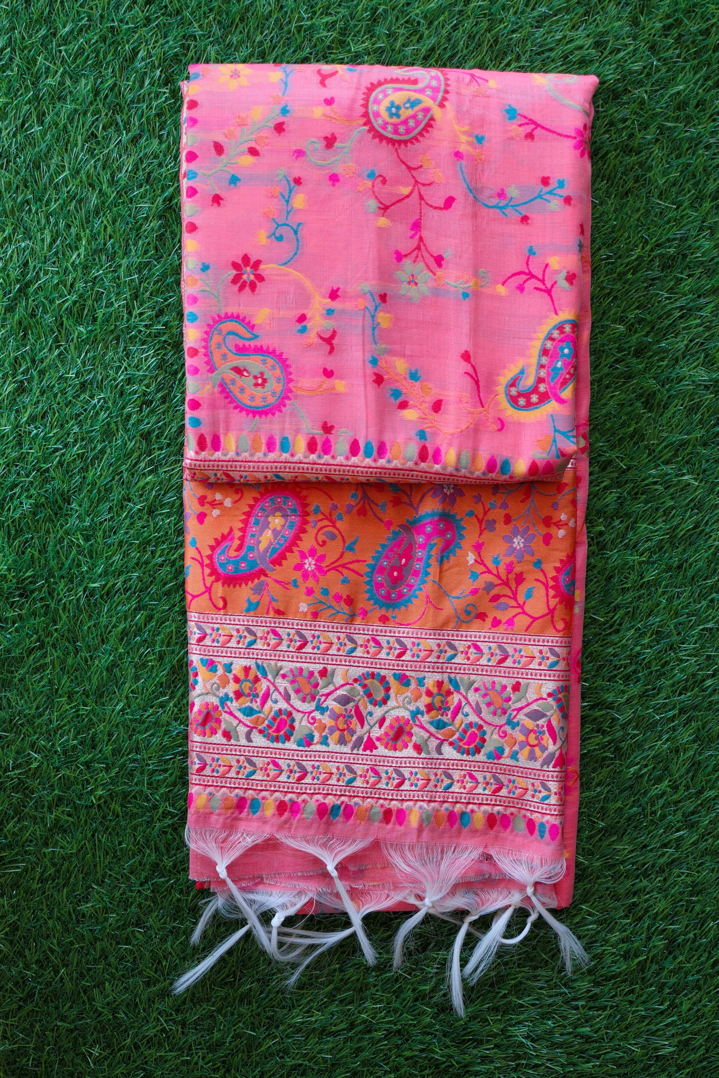 Pasmina silk saree Velmayil Silks