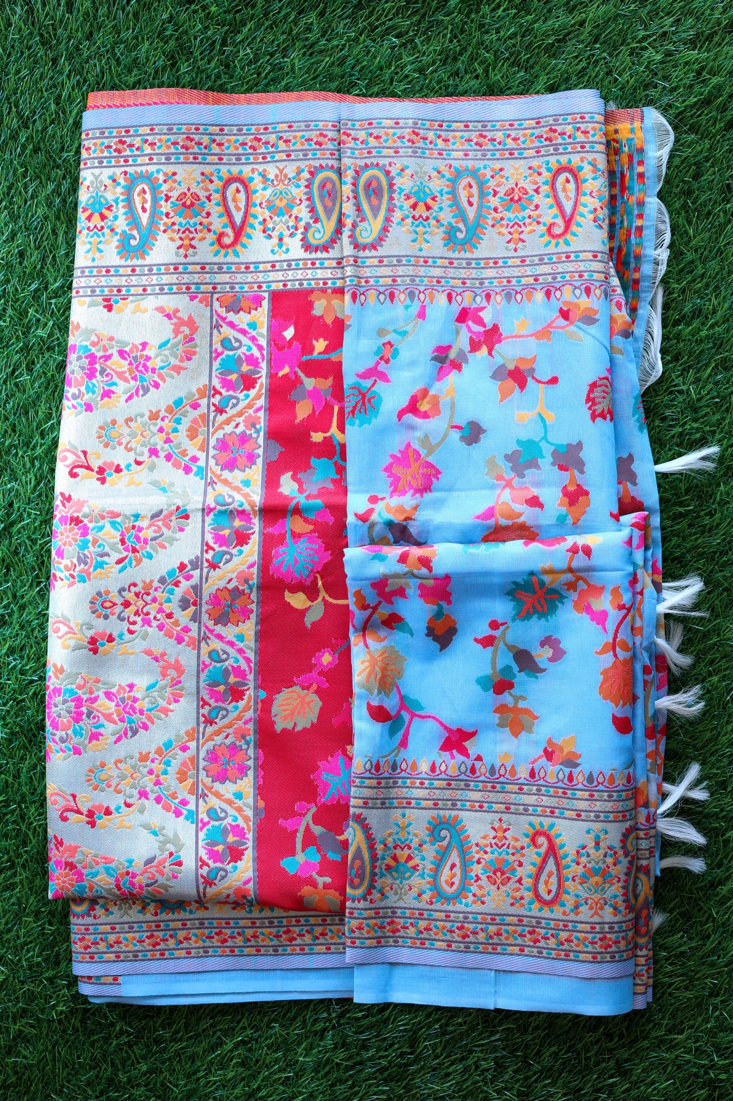 Pasmina silk saree Velmayil Silks