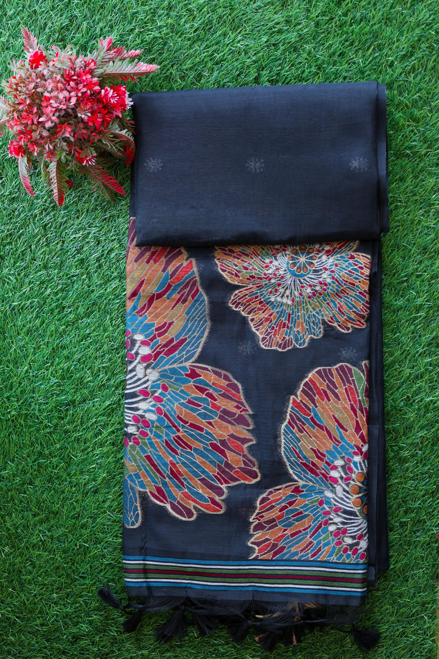 cotton designer saree Velmayil Silks