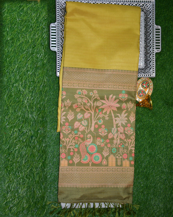Semi Tussar silk saree