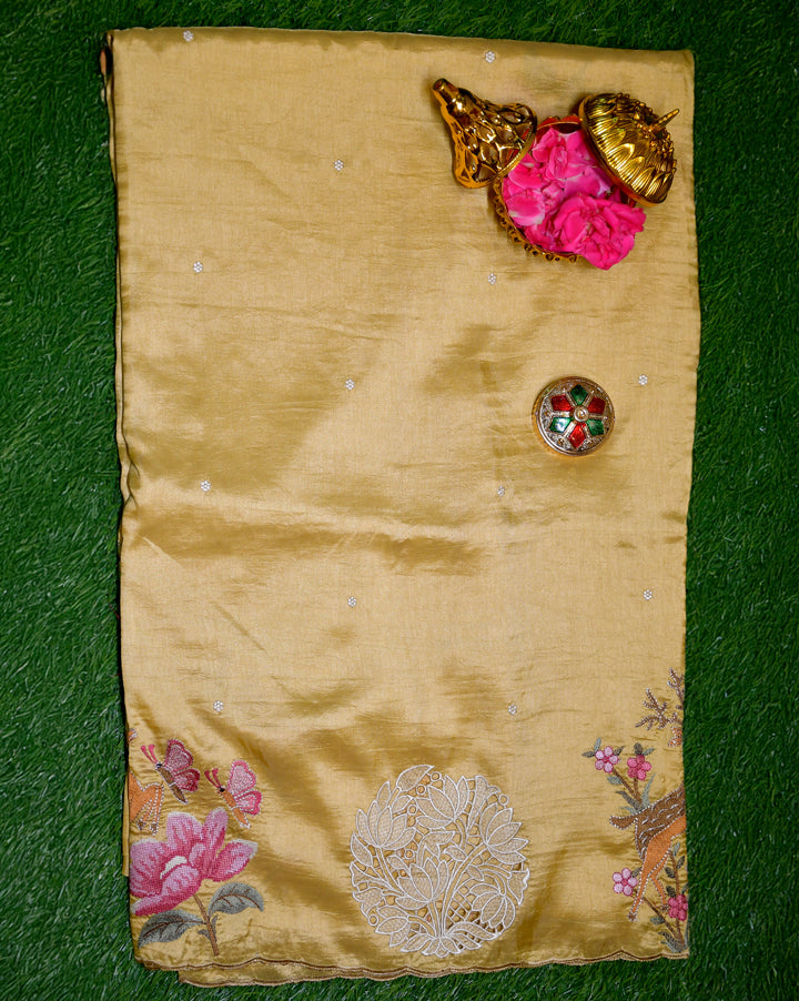 worked raw silks Velmayil Silks