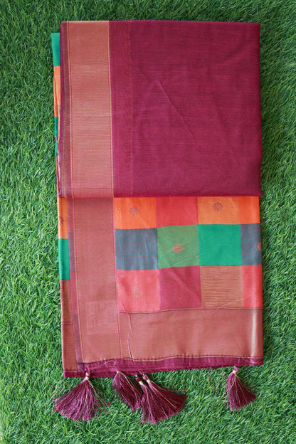 Linen cotton Velmayil Silks