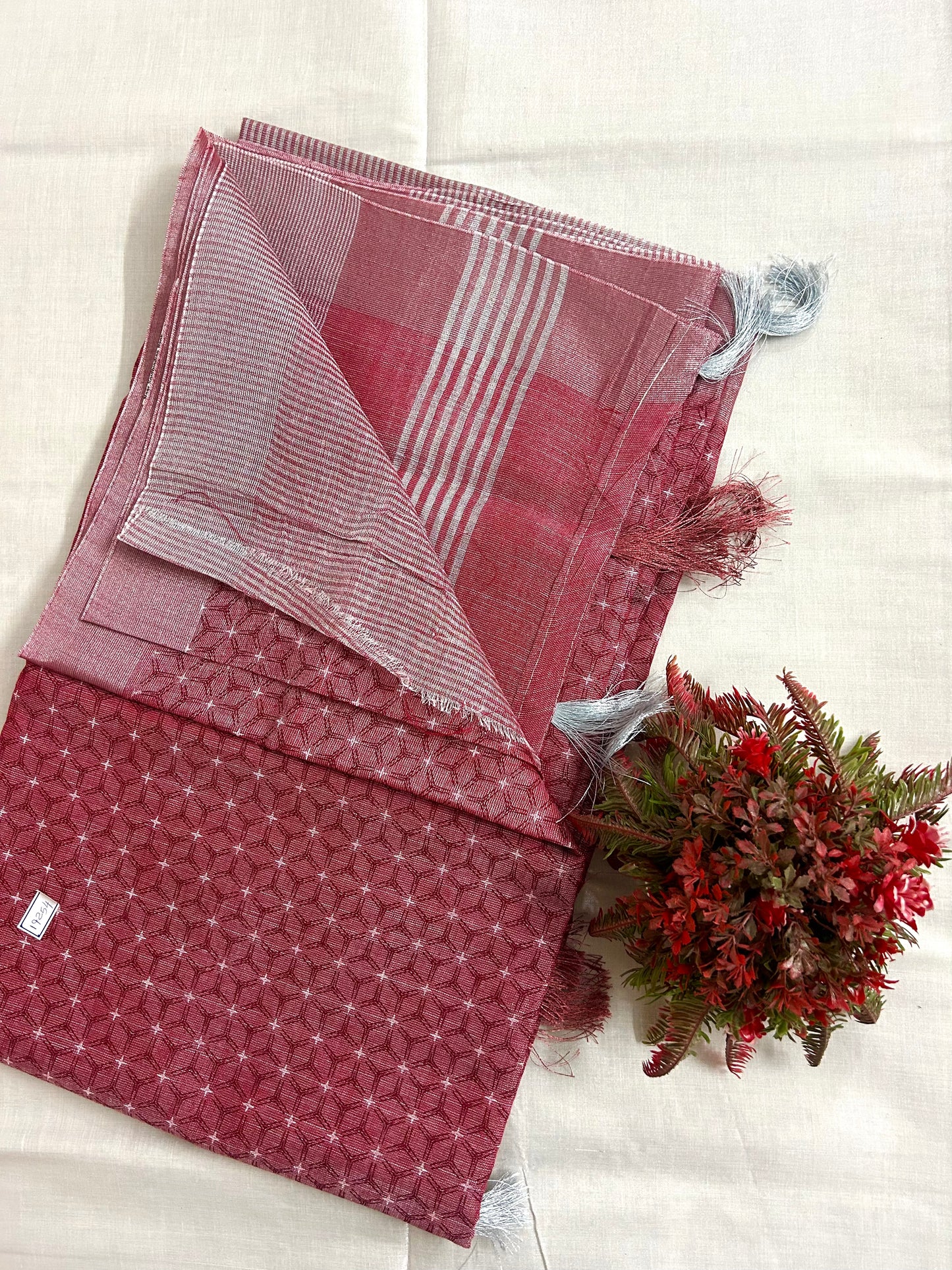 Tissue cotton sarees