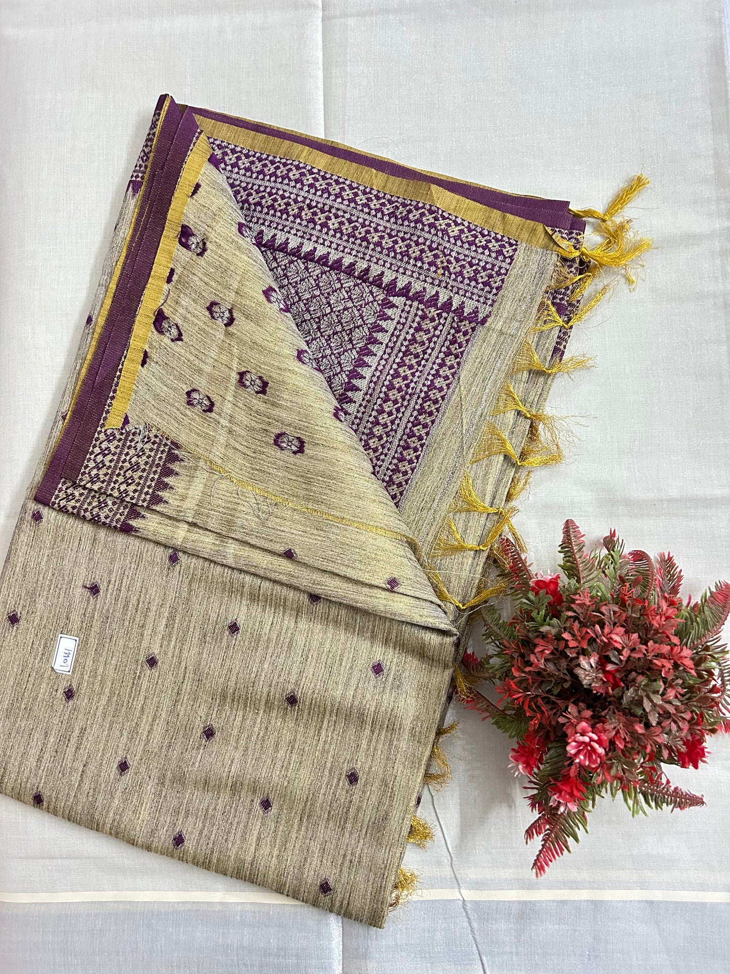 Tissue cotton sarees