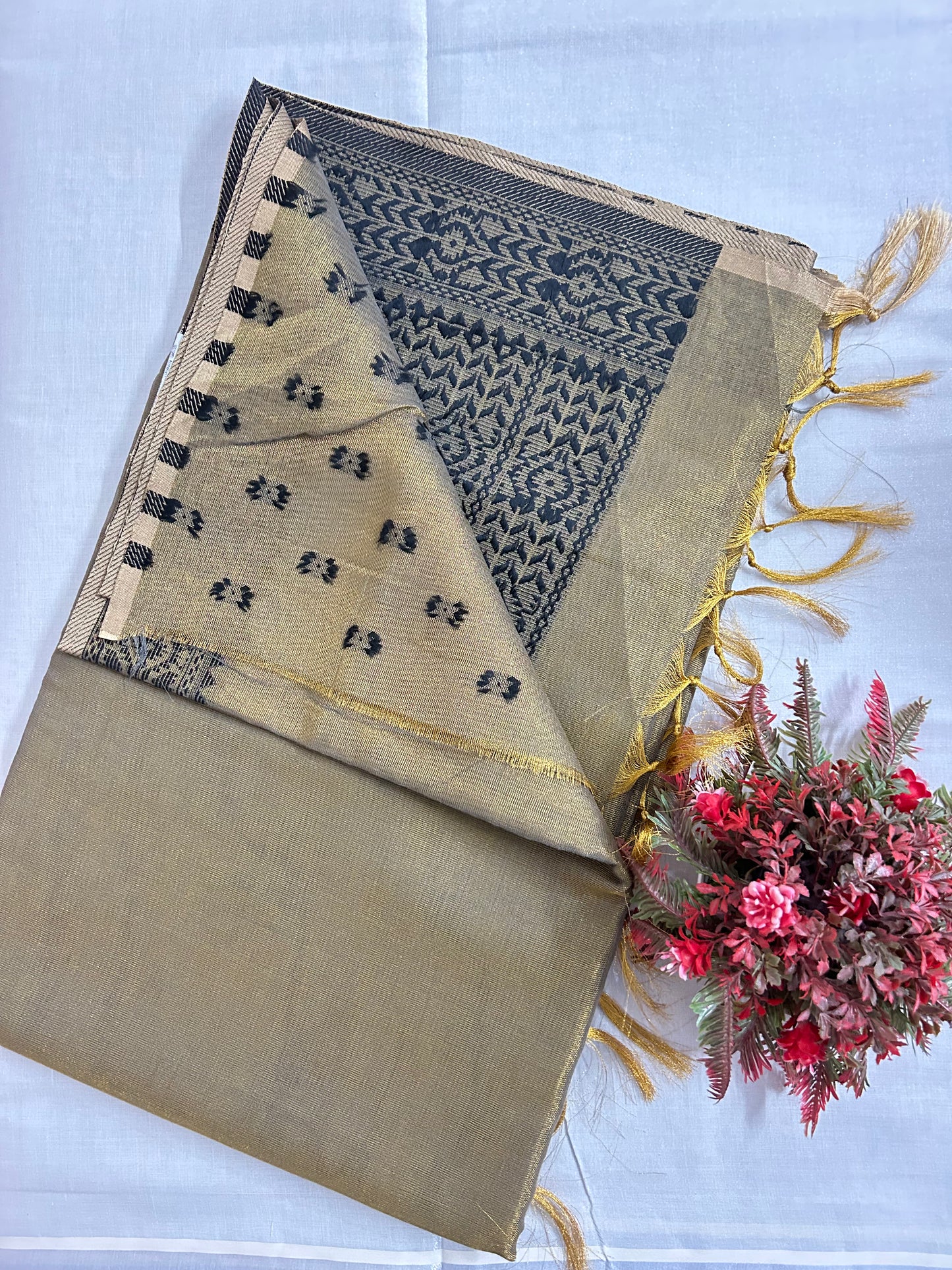 Tissue cotton sarees