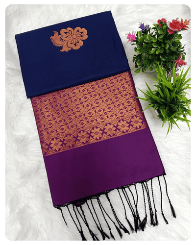 Dark Navyblue with Violet