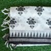 Black and white saree with design 12