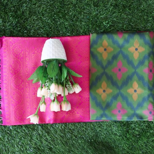 Pochampally  semi soft silk (Copy)