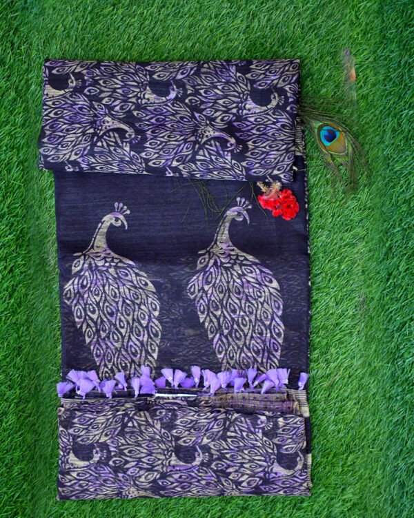 peacock design sarees