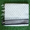 Black and white saree with design 9