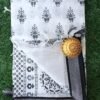 136 Black and white saree with design 27
