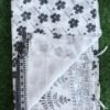 Black and white saree with design 24