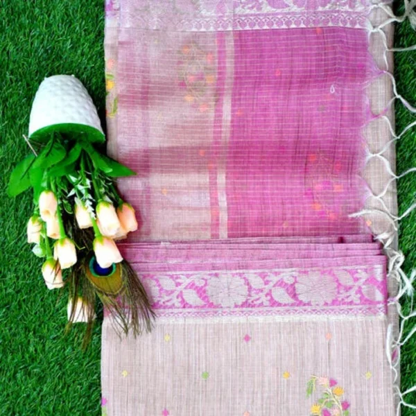 140-1080x1080 Cotton With Embroidery Saree