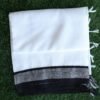 Black and white plain sarees 1