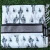 Black and white saree with design 21