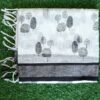 Black and white saree with design 6
