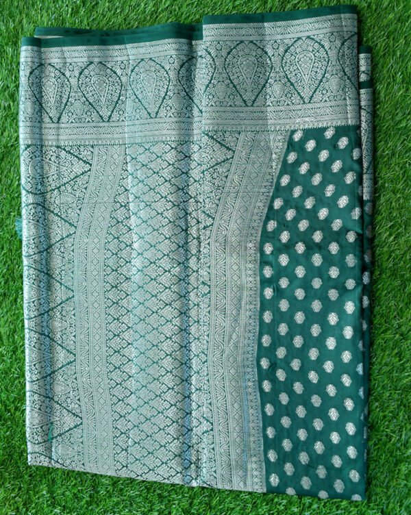 silk cotton silver jari