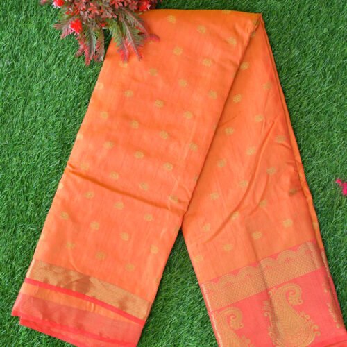 204.jpg Soft silk with gold zari