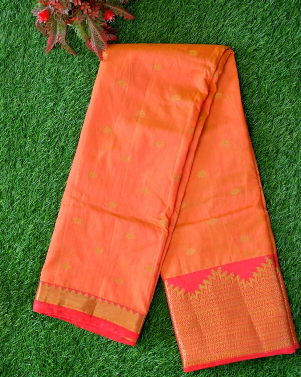 206.jpg Soft silk with gold zari
