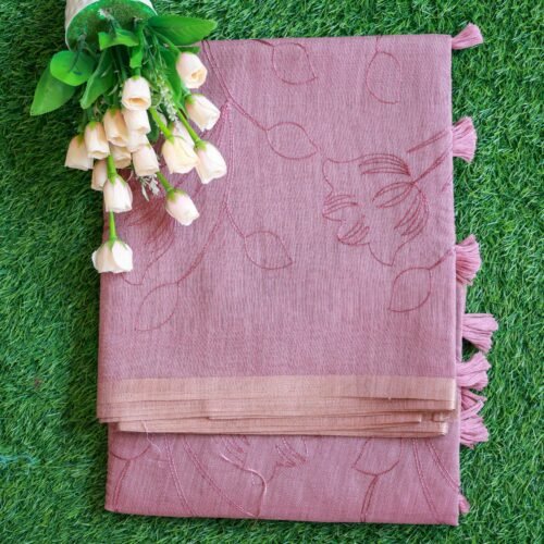 2_083fbcdf-0f7f-4dfb-b310-f13ee6fdbee4.jpg Linen Embroidery work saree