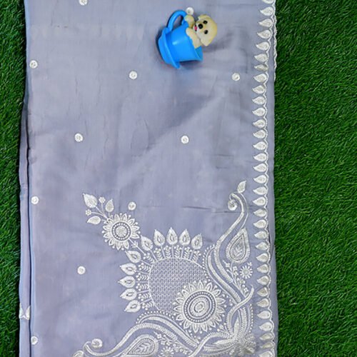 Silk With Embroidery