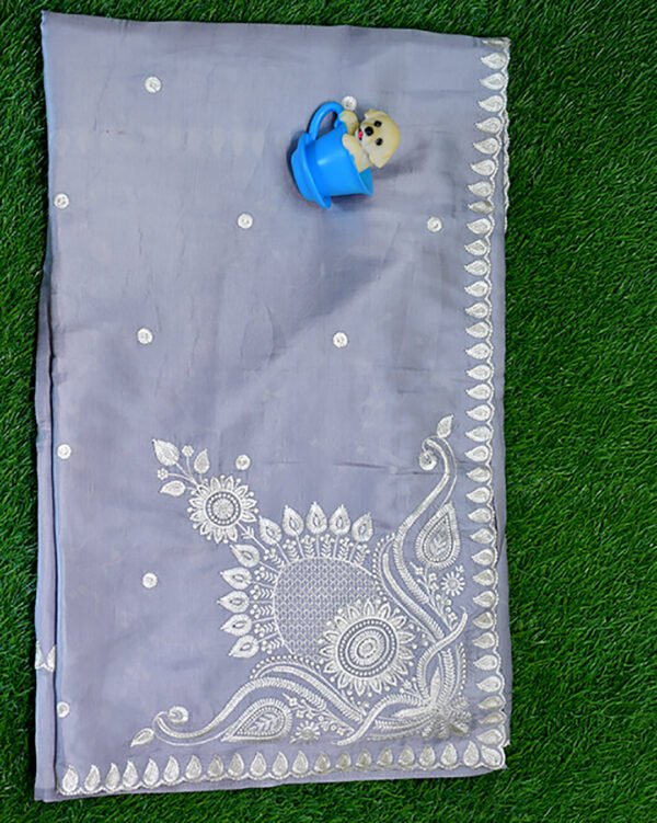Silk With Embroidery