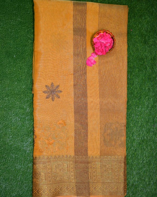 Cotton with embroidery