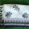Black and white saree with design 15