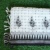 Black and white saree with design 14