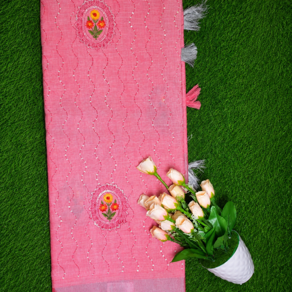 Linen Cotton Design Embroidery