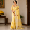 Linen Cotton With Embroidery Work
