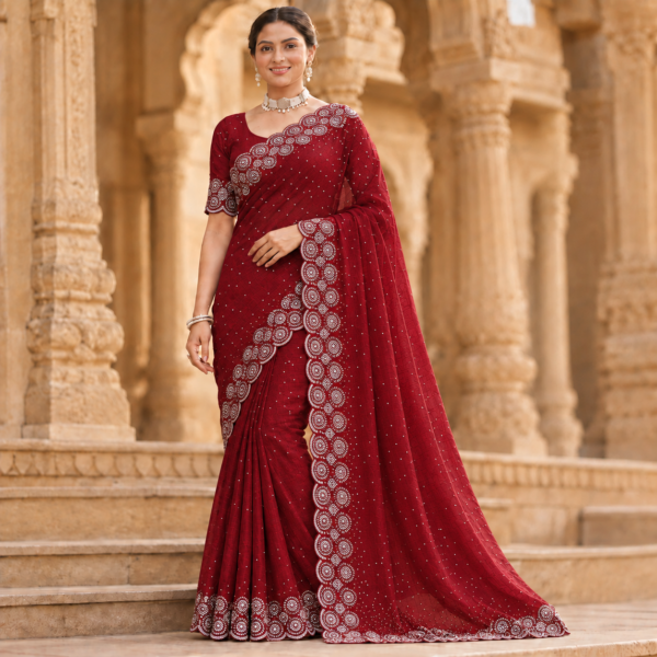 Space silk sarees