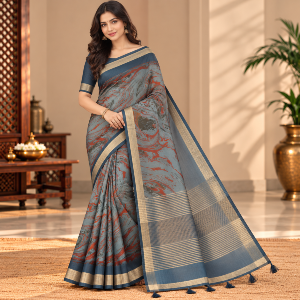 ChatGPT Image Sep 27, 2026, 07_41_42 PM cotton saree with marble design