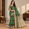 cotton saree with marble design