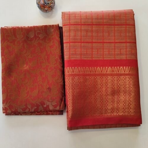 Banarasi Gulzara semi silk