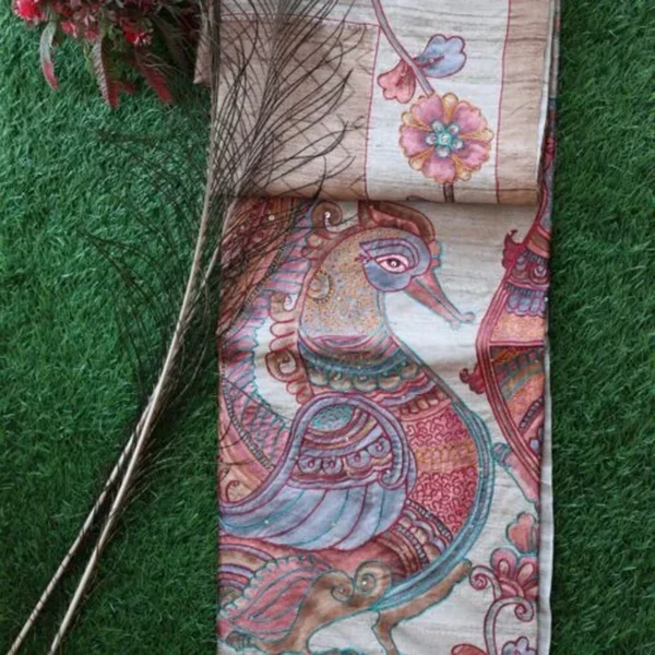 Tussar_with_embroidery_4K_ecommerce Tussar With Embroidery Work