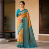 Pochampally semi soft silk