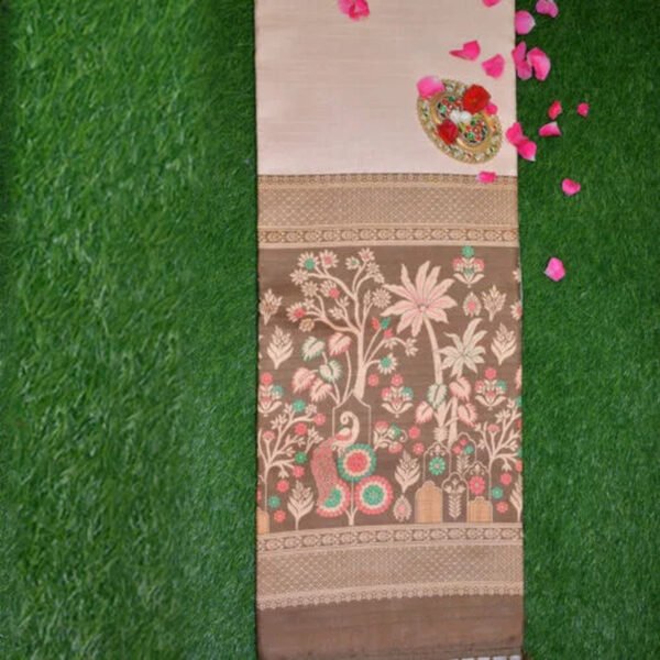 saree_4k_3840x3840_51 Semi Tussar Silk Saree